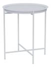 Mesa Redonda Aco Branco 45x45x53cm - Roma Colorido