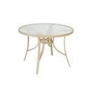 Mesa Redonda Tampo em Vidro Slim 102,5cm