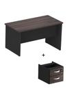 Mesa reta pé painel cor London com 02 gavetas 1,700,700,75 Maranello 40mm