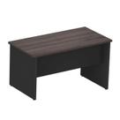 Mesa reta pé painel cor London sem gavetas 1,500,700,75 Maranello 40mm
