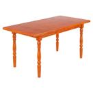 Mesa Retangular 06 Lugares Pes Torneados 160X80 cm 102LB Marjori
