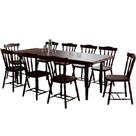 Mesa Retangular 250X90 10 Cadeiras Madeira Macica Pes Torneados Marjori
