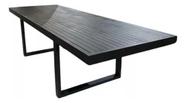 Mesa Retangular Alumínio Ripado 3,50 X 1,10
