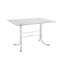 Mesa Retangular Tampo de Vidro 4166
