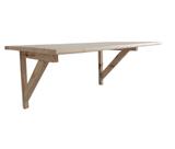 Mesa Retrátil Parede Dobrável Settis Madeira Pinus 80x45cm