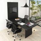 Mesa Reunião 220cm x 100cm e Painel para TV até 37 Polegadas