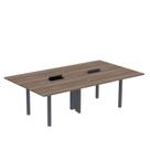 Mesa Reunião 320cm x 140cm MRCPB3214 Marrom/Noce Marromle/Grafito