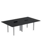 Mesa Reunião 320cm x 140cm MRCPB3214 Preto/Cinza