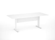 Mesa Reunião Retangular Maxxi Pandin 2,0 M Branco Mesa Reunião Retangular Maxxi Pandin 2,0 M Branco