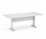 Mesa Reunião Retangular Maxxi Pandin 2,0 M Cinza Cristal Mesa Reunião Retangular Maxxi Pandin 2,0 M Cinza Cristal