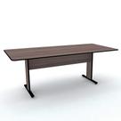 Mesa Reunião Retangular Maxxi Pandin 2,0 M Walnut e Preto Mesa Reunião Retangular Maxxi Pandin 2,0 M Walnut e Preto