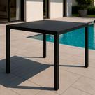 Mesa Ripada Retangular Alumínio 100x80cm Área Gourmet Acesse Móveis
