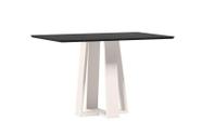 Mesa Rubi 1,20X0,80 Off White/Preto