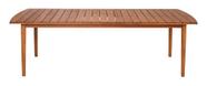 Mesa Rústica Madeira Eucalipto - 8 Lugares - 75x95x240 Cm