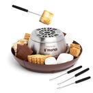 Mesa S'mores Maker Nostalgia, interior, elétrica, marrom