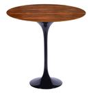 Mesa Saarinen Lateral Pau Ferro 51cm - Base Preta