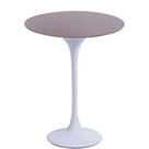 Mesa Saarinen Lateral São Gabriel 42cm - Base Branca