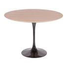 Mesa Saarinen Redonda Freijó 107cm - Base Preta