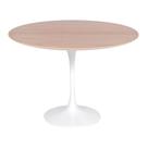 Mesa Saarinen Redonda Freijó 137cm - Base Branca Mesa Saarinen Redonda Freijó 137cm - Base Branca