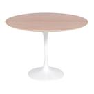 Mesa Saarinen Redonda Freijó 150cm - Base Branca