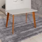 Mesa Sala de Jantar 4 Lugares Madeira Maciça Verona Espresso Móveis Mesa Sala de Jantar 4 Lugares Madeira Maciça Verona Espresso Móveis