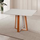 Mesa Sala de Jantar 4 Lugares Madeira Maciça Viena Espresso Móveis