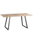 Mesa Sala de Jantar Cozinha Ogleary 160cm Grafite Madeira Maciça Driftwood G54 - Gran Belo Mesa Sala de Jantar Cozinha Ogleary 160cm Grafite Madeira Maciça Driftwood G54 - Gran Belo