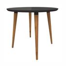 Mesa Sala de Jantar Veneza Redonda Tampo com Vidro 90x90cm