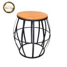 Mesa Seat Garden Area Gourmet Barril em Ferro para Jardim e Varanda