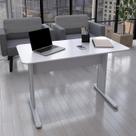 Mesa Secretária Maxxi 2 Gavetas Cor Cinza Cristal - Pandin Mesa Secretária Maxxi 2 Gavetas Cor Cinza Cristal - Pandin