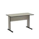 Mesa Secretária Maxxi Pandin 120 Cm Casablanca e Preto Mesa Secretária Maxxi Pandin 120 Cm Casablanca e Preto