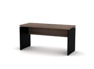 Mesa Secretária PE 40 Pandin 1,34 M Walnut e Preto Mesa Secretária PE 40 Pandin 1,34 M Walnut e Preto