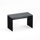 Mesa Secretária Pé Painel P25 Pandin 1,20 M Grafito e Preto Mesa Secretária Pé Painel P25 Pandin 1,20 M Grafito e Preto