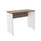 Mesa Secretaria Pé Painel P25 Pandin Naturale/branco 120X60x75 Pandin