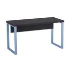 Mesa Secretária Tubolar PE 40 Pandin 1,20 M Preto e Azul Dali