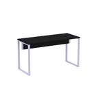 Mesa Secretária Tubular P25 Pandin 1,20 M Preto e Lilas