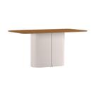 Mesa Serena 160X90 Sem Vidro Off White/Ype