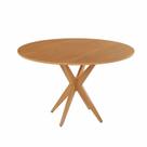 Mesa Simpatia Candian 108cm Redonda sem Vidro Tampo Amadeirado