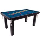 Mesa Sinuca Bilhar MDF 1,85x1,07 com kit Procópio - Azul