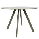Mesa Square - Tampo Redondo 137cm - Verde Militar