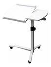 Mesa Suporte Para Notebook Luxo Ergonômica Tampo Mdf Reclinável Altura Ajustável Vedor Vextable Branco