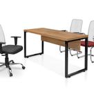 Mesa Suprema Individual 1,37cm Industrial Noce E Preto