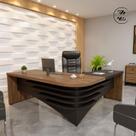 Mesa tamburato diretor ii ld - charuto/preto 6098