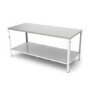 Mesa Tampo Inox 190 cm Compartimento Inferior M-190 G2 Braesi Mesa Tampo Inox 190 cm Compartimento Inferior M-190 G2 Braesi