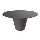 Mesa Tampo Polipropileno Fluo Cinza/Mushroom