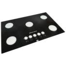 Mesa Tampo Vidro Fogão Cooktop Brastemp 5 Bocas BDD75AE