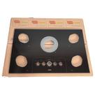 Mesa Tampo Vidro Fogão Cooktop Consul CD075AE 5 Bocas