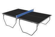 Mesa tenis de mesa 15 mm mdp c/ rodízios preta (1087)