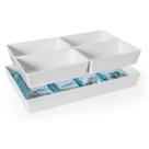 Mesa Térmica Fria 50x30 Melamina 4 Cuba Gelo Gel Gourmet Mix