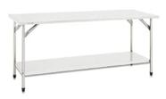 Mesa Total Aço Inox 304 Fritomaq 190x70cm Prateleira